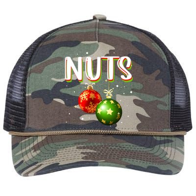 Chest Nuts Tee Christmas Matching Couples Chestnuts Xmas Great Gift Retro Rope Trucker Hat Cap