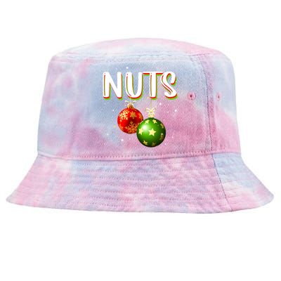 Chest Nuts Tee Christmas Matching Couples Chestnuts Xmas Great Gift Tie-Dyed Bucket Hat