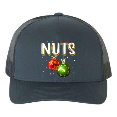 Chest Nuts Tee Christmas Matching Couples Chestnuts Xmas Great Gift Yupoong Adult 5-Panel Trucker Hat