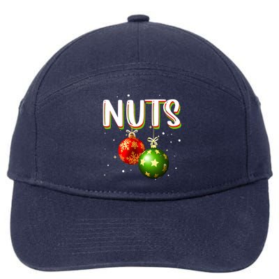 Chest Nuts Tee Christmas Matching Couples Chestnuts Xmas Great Gift 7-Panel Snapback Hat