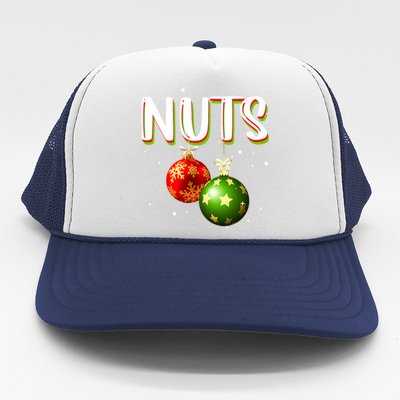 Chest Nuts Tee Christmas Matching Couples Chestnuts Xmas Great Gift Trucker Hat