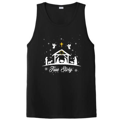 Christmas Nativity True Story Nativity Scene Gifts PosiCharge Competitor Tank