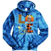 Ccn Nurse Turkey Thanksgiving Day Love Nurse Life Fall Meaningful Gift Tie Dye Hoodie