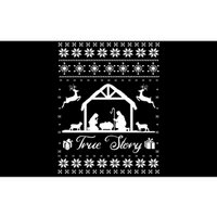 Christmas Nativity True Nativity Story Scene Ugly Sweater Bumper Sticker