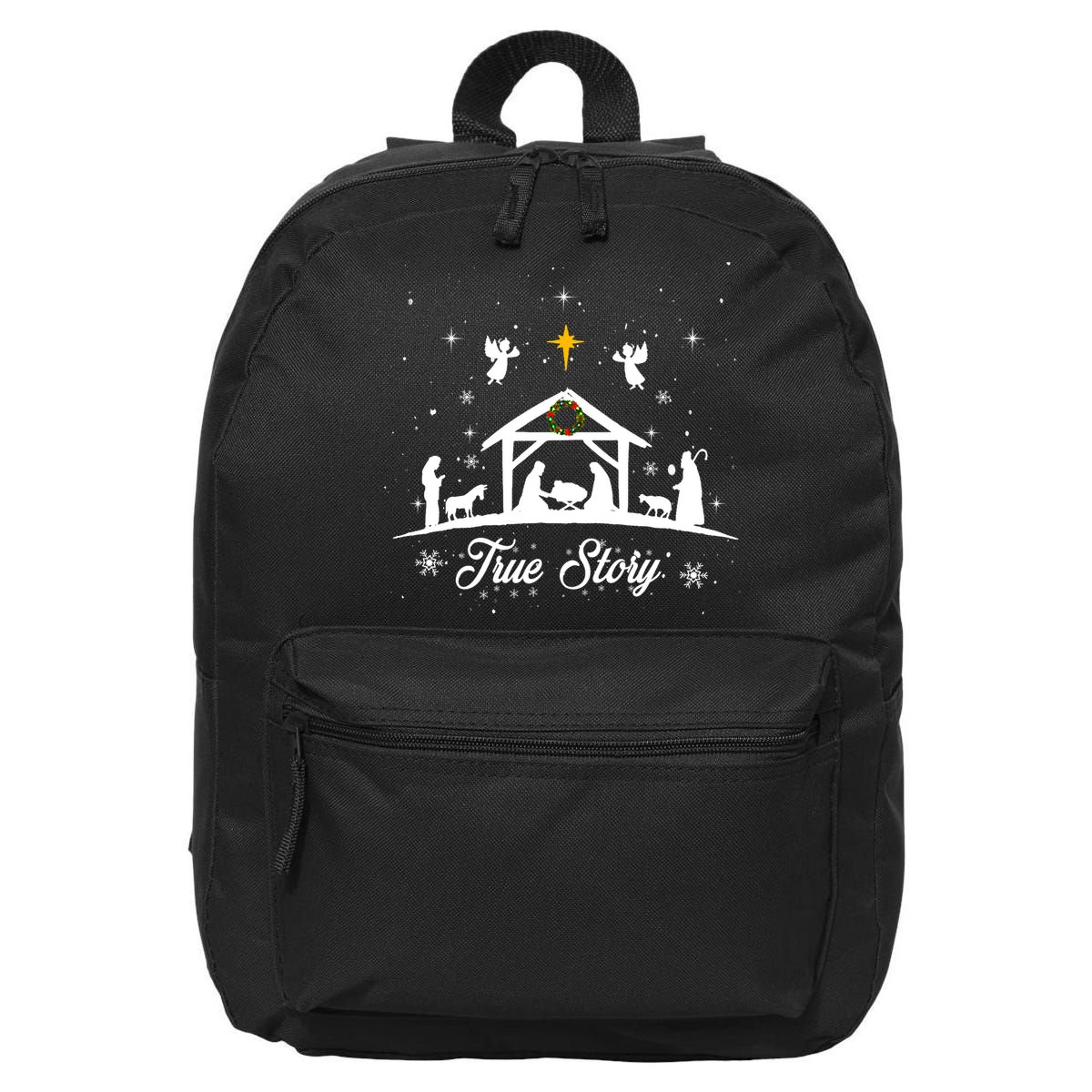 Christmas Nativity True Story Nativity Scene Gifts 16 in Basic Backpack