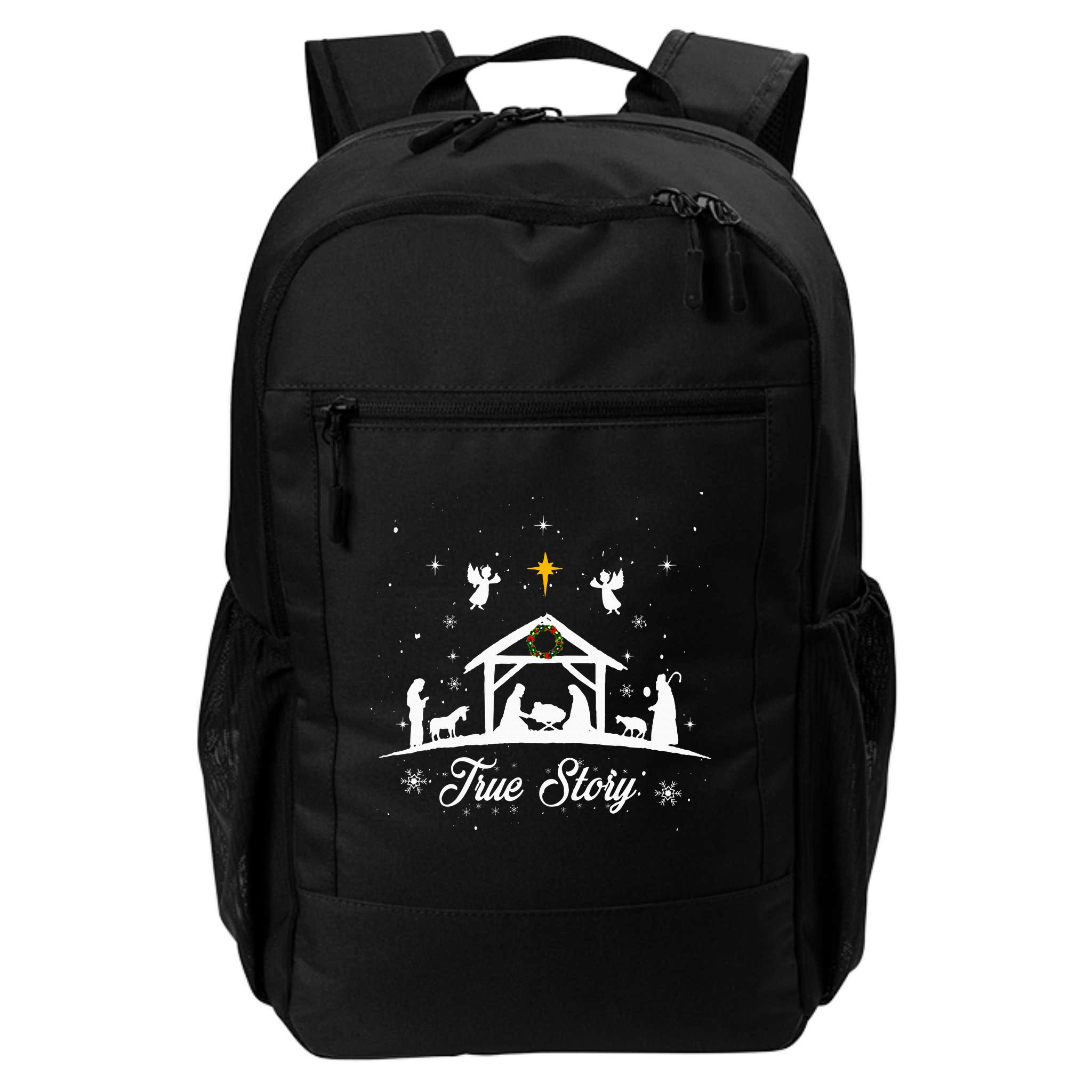 Christmas Nativity True Story Nativity Scene Gifts Backpack