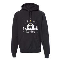 Christmas Nativity True Story Nativity Scene Gifts Premium Hoodie