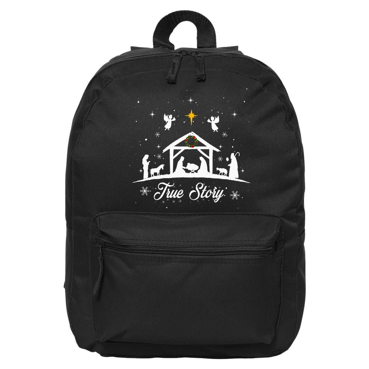Christmas Nativity True Story Nativity Scene Gifts 16 in Basic Backpack