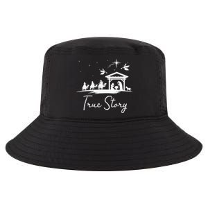 Christmas Nativity True Story of Jesus Birth Cool Comfort Performance Bucket Hat