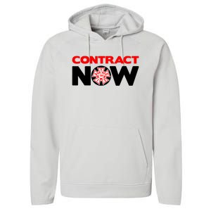 Contract Now Trendy Design Performance Fleece Hoodie