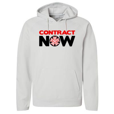 Contract Now Trendy Design Performance Fleece Hoodie