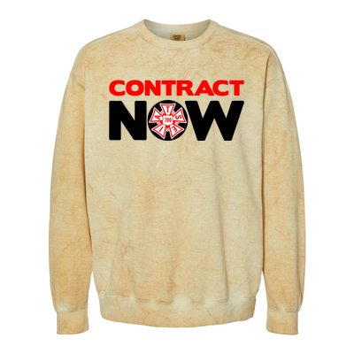 Contract Now Trendy Design Colorblast Crewneck Sweatshirt