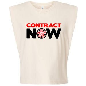 Contract Now Trendy Design Garment-Dyed Women's Muscle Tee