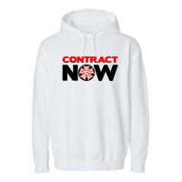 Contract Now Trendy Design Garment-Dyed Fleece Hoodie