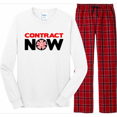 Contract Now Trendy Design Long Sleeve Pajama Set