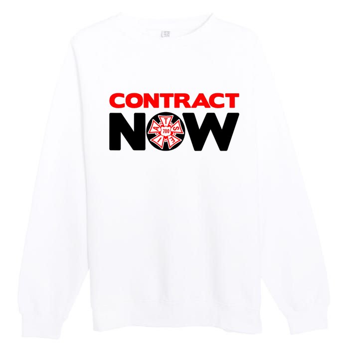 Contract Now Trendy Design Premium Crewneck Sweatshirt