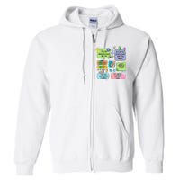 Counselor Note To Self Mental Health School Full Zip Hoodie