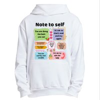 Counselor Note To Self Mental Health School Psychologist Urban Pullover Hoodie