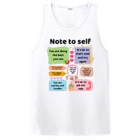 Counselor Note To Self Mental Health School Psychologist PosiCharge Competitor Tank