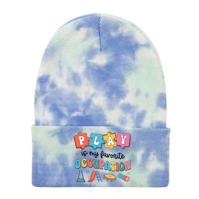 Counselor Note To Self Mental Health School Psychologist Tie Dye 12in Knit Beanie