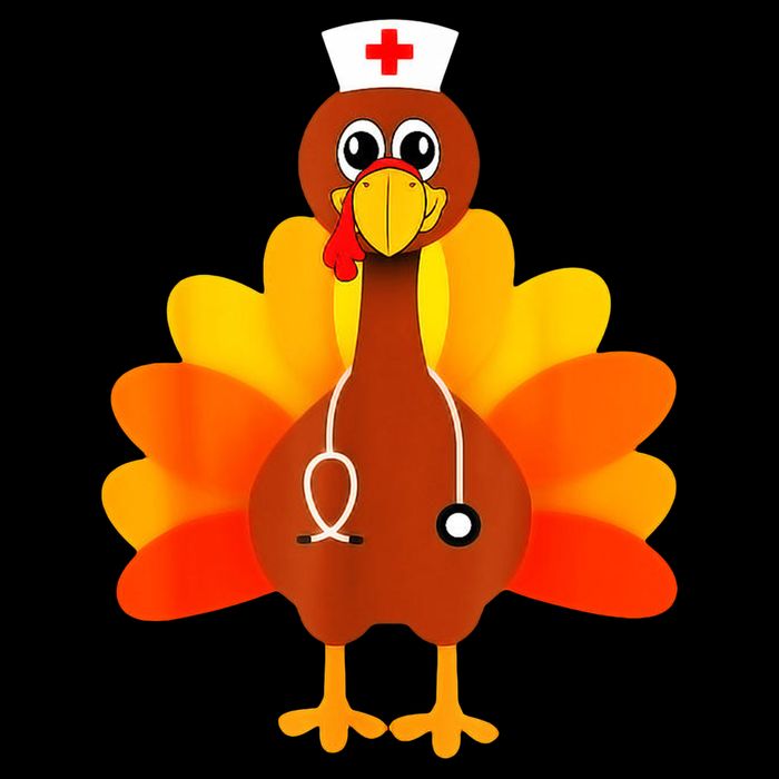 Cute Nurse Thanksgiving Turkey Wool Snapback Cap