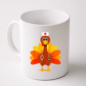 Cute Nurse Thanksgiving Turkey Coffee Mug