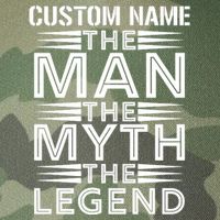 Custom Name The Man The Myth The Legend Legacy Tie Dye Trucker Hat
