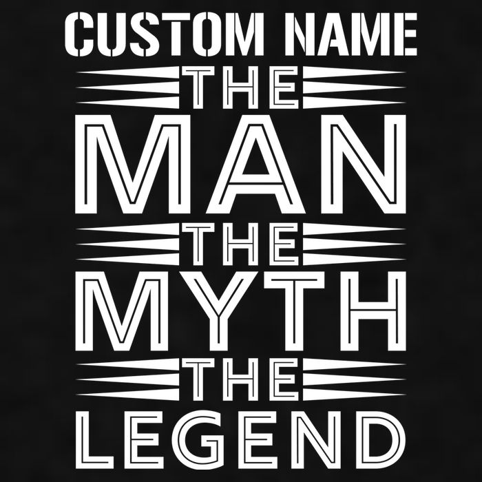 Custom Name The Man The Myth The Legend Ladies PosiCharge Tri-Blend Wicking Tank