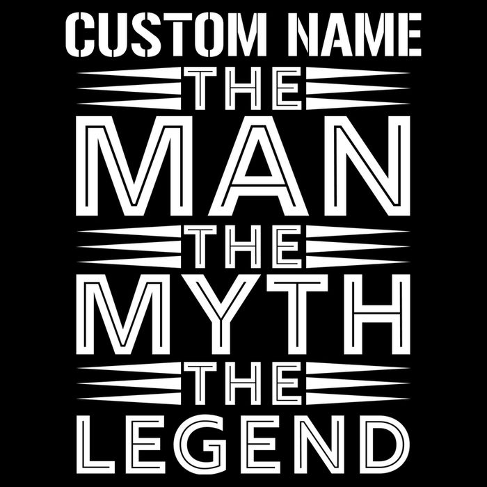 Custom Name The Man The Myth The Legend Impact Tech Backpack