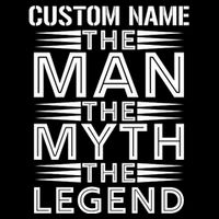 Custom Name The Man The Myth The Legend Daily Commute Backpack