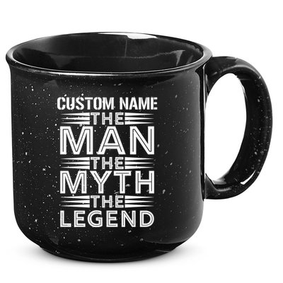 Custom Name The Man The Myth The Legend 15oz Campfire Ceramic Mug