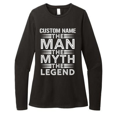 Custom Name The Man The Myth The Legend Womens CVC Long Sleeve Shirt