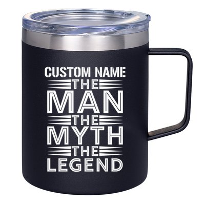 Custom Name The Man The Myth The Legend 12oz Stainless Steel Coffee Mug