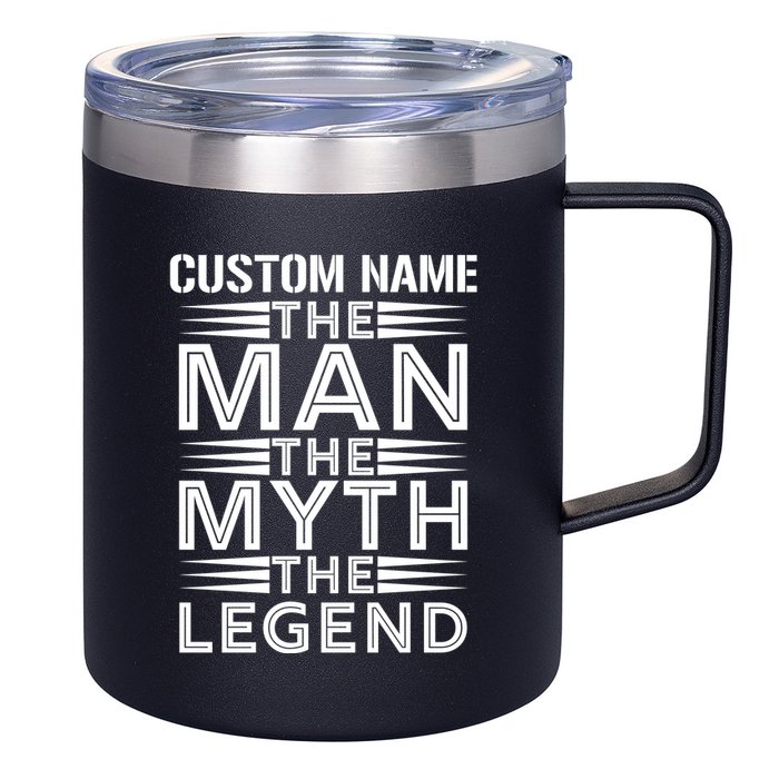 Custom Name The Man The Myth The Legend 12oz Stainless Steel Coffee Mug