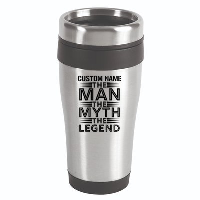 Custom Name The Man The Myth The Legend 16oz Travel Tumbler