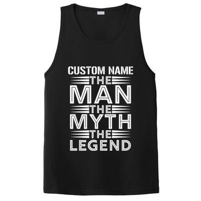Custom Name The Man The Myth The Legend PosiCharge Competitor Tank