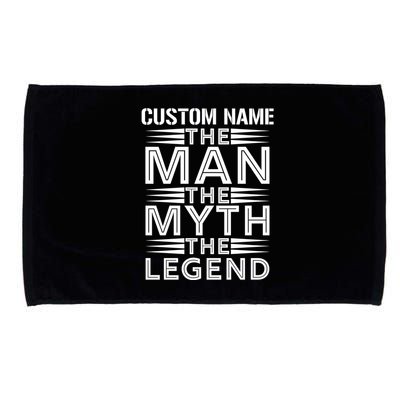Custom Name The Man The Myth The Legend Microfiber Hand Towel