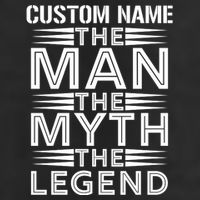 Custom Name The Man The Myth The Legend Microfiber Hand Towel