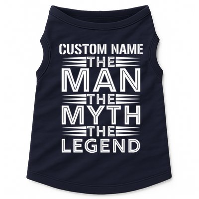 Custom Name The Man The Myth The Legend Doggie Tank