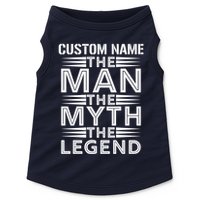 Custom Name The Man The Myth The Legend Doggie Tank