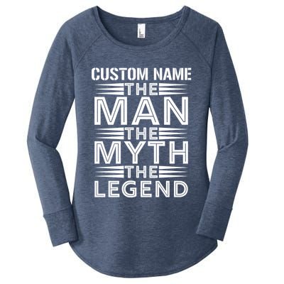 Custom Name The Man The Myth The Legend Women's Perfect Tri Tunic Long Sleeve Shirt