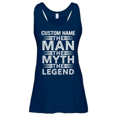 Custom Name The Man The Myth The Legend Ladies Essential Flowy Tank