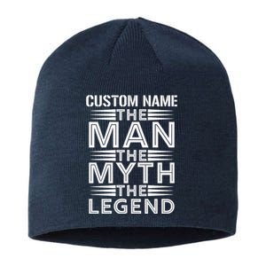 Custom Name The Man The Myth The Legend Sustainable Beanie