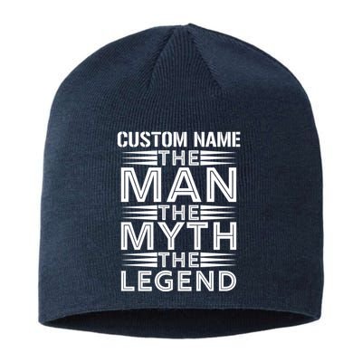 Custom Name The Man The Myth The Legend Sustainable Beanie