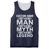 Custom Name The Man The Myth The Legend Mesh Reversible Basketball Jersey Tank