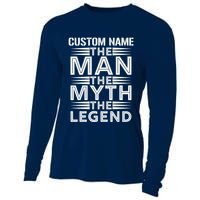 Custom Name The Man The Myth The Legend Cooling Performance Long Sleeve Crew