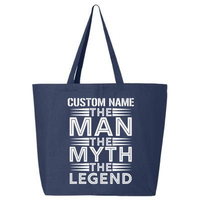 Custom Name The Man The Myth The Legend 25L Jumbo Tote