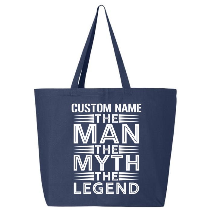 Custom Name The Man The Myth The Legend 25L Jumbo Tote