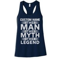 Custom Name The Man The Myth The Legend Womens Tank Top