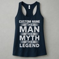 Custom Name The Man The Myth The Legend Womens Tank Top